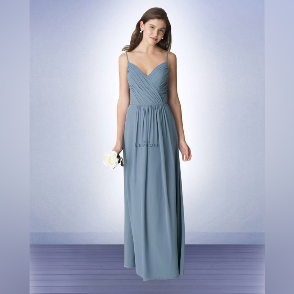 Bill Levkoff blue formal/bridesmaids dress, size 12